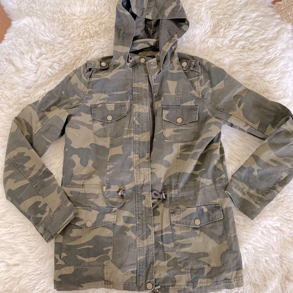 NWT Camo100% Cotton Jacket sz S